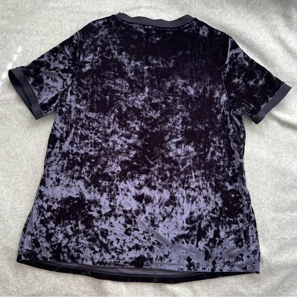 Shiny dark blue top - Picture 3 of 5